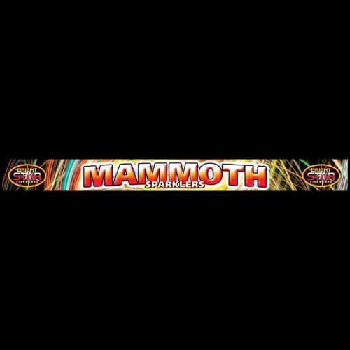 Mammoth Sparklers 4pce D/Box 18" Inch