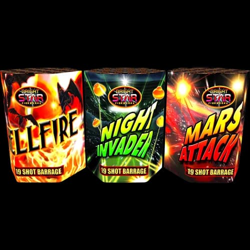 Mixed Carton of 19-shot Barrages