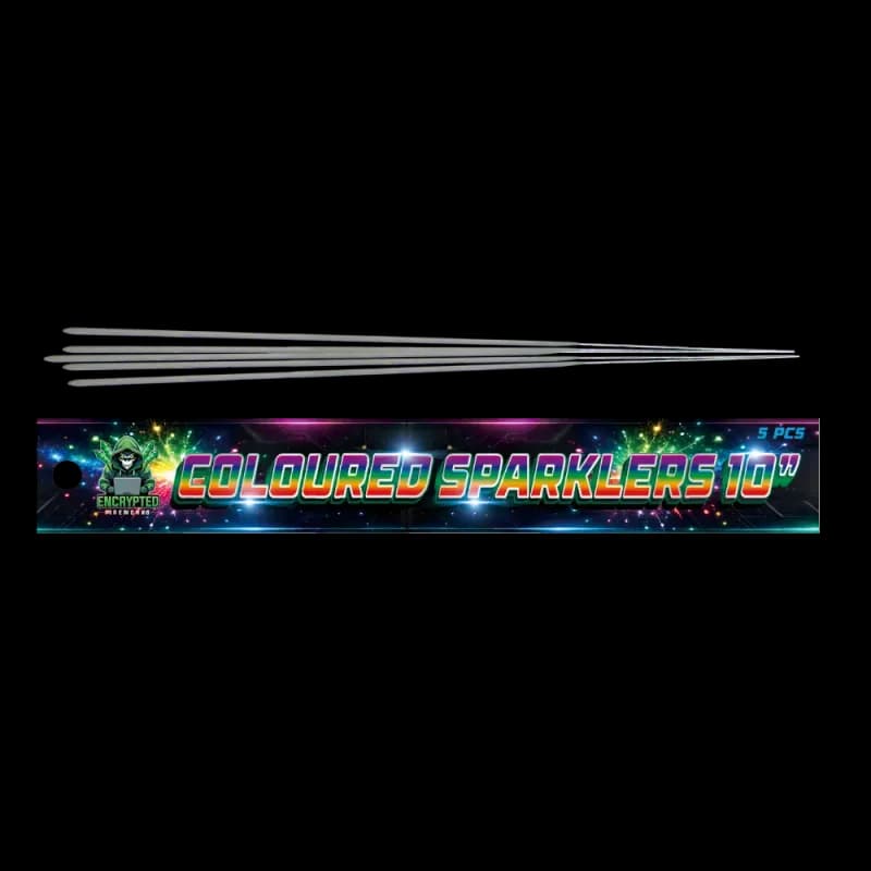 Coloured Sparklers 10″