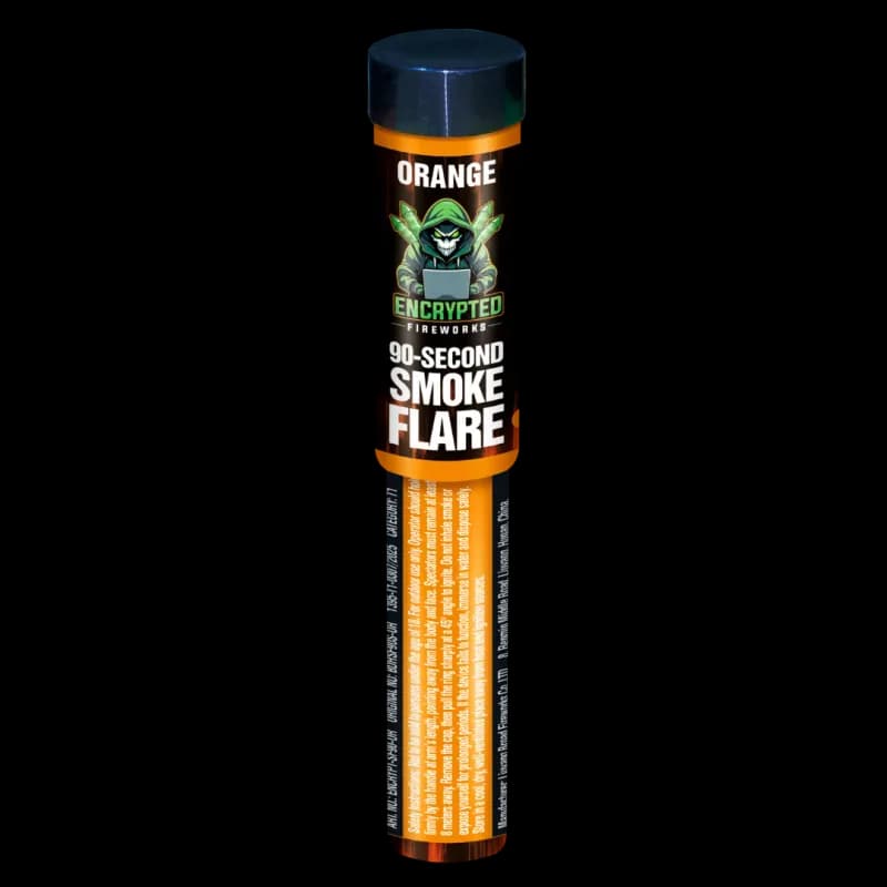 Orange Handheld Smoke Flare 90 Seconds