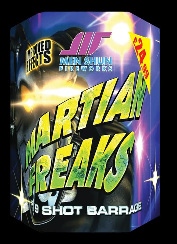 Martian Freaks 19 Shot Barrage Pack