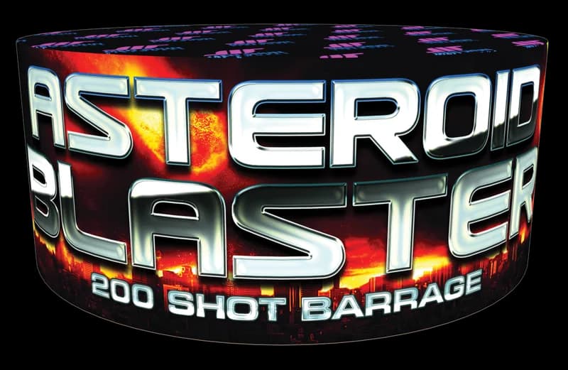 Asteroid Blaster 200 Shot Barrage